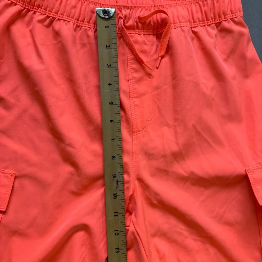 🔥 4 for $20 DEAL 🔥 Hurley Cargo Swim Shorts XXL 18/20 Coral Orange Boardshorts